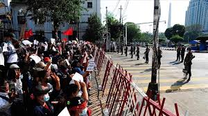 4.the period during which a curfew is in effect. Myanmar Military Coup Imposes Overnight Curfew
