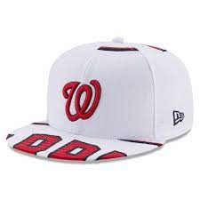 Men S New Era Bryce Harper White Washington Nationals Player Authentic Jersey V3 9fifty Snapback Adjustable Hat Washington Nationals Adjustable Hat New Era
