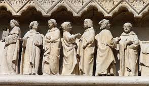 Amiens Cathedrale Notre Dame Portail Sud Sculptures Greek Statue Sculptures Statue
