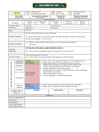What english skills should my child know by the end of year 3? Sample Rph Year 4 English Teachers Lesson Plan