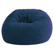 Large 4 Ft Memory Foam Bean Bag Chair In Sky Blue Suede Made In Usa Bean Bag Chair Chair Colorful Furniture