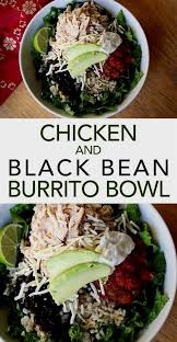 Black Bean And Chicken Burrito Bowl Recipe The Beachbody Blog Recipe Healthy Chicken Recipes Easy Healthy Recipes High Protein Meal Prep