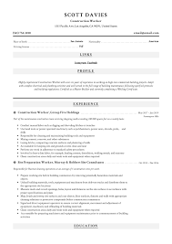 construction worker job description