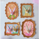 Egg Box Bunny Portraits: Fun Easter Craft Ideas