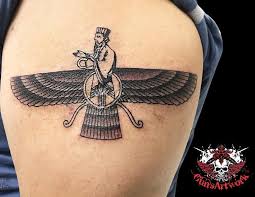 See more ideas about tattoos, body art tattoos, beautiful tattoos. The Asho Farohar Is To Remind One Of Gunsartwork Tattoos At Gunpoint Pune Facebook