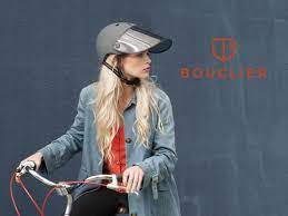 The Bouclier Visor Sun Protection On Your Bike Helmet Bike Helmet Helmet Bike