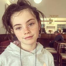 Even tired and with head lice shampoo in her hair she is the most beautiful  thing I've ever laid eyes