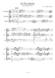In The Stone Earth Wind Fire Sheet Music For Trumpet