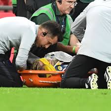 Luke shaw suffered an injury blow as he was carried off on a stretcher during england's nations league opener against spain. Luke Shaw Gives Update After Man Utd Player Suffers Head Injury For England Manchester Evening News