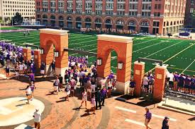 Normally, we would all be together. Gonzaga Stadium Eye Street Plaza Gbr Architects