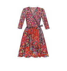 Misses Dresses Dress Making Patterns Wrap Dress Pattern Wrap Dress Sewing Patterns