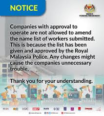 Maybe you would like to learn more about one of these? Miti Malaysia On Twitter We Would Like To Advise Manufacturers With Approval To Operate To Retain The Name List Submitted Along With Their Applications Any Changes May Result In Some Inconveniences Mco