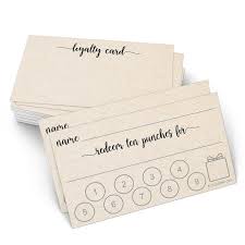 Punch Card Or Customer Loyalty Reward Card 50 Cards Small Etsy Loyalty Reward Card Reward Card Cards