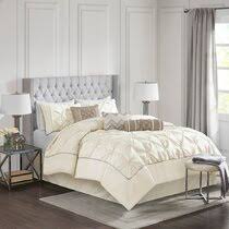 Shop our vast selection of products and best online deals. Ivory Cream Yellow Gold Comforters Sets You Ll Love In 2021 Wayfair