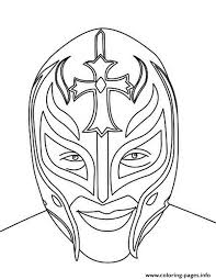Rey Mysterio Mask Coloring Pages Wwe Coloring Pages Coloring Pages Coloring Pictures