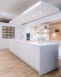 witte moderne keuken met hout moderne keukens keuken ontwerp keuken ontwerpen
