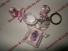 Baptism Baby Shower Keychain Favor Keychain Baby Shower Favors Baby Shower