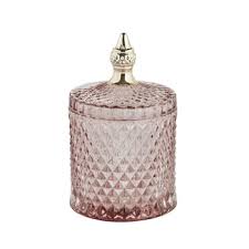 Au $6.27 to au $8.21. Pressed Glass Bathroom Storage Jar By Ella James Notonthehighstreet Com