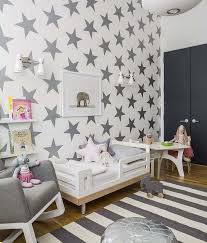 Maybe you would like to learn more about one of these? Grey And White Nursery Room Design With Striped Area Star Wallpaper Baby Nursery 750x878 Wallpaper Teahub Io