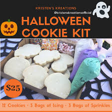 Halloween Cookie Decorating Kit Kristen S Kreations Cookie Decorating Kits Halloween Cookies Decorated Cookie Kit