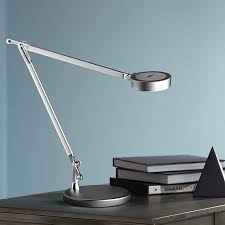 Shop from the world's largest selection and best deals for modern led salt lamps. Gremle Led Adjustable Modern Desk Lamp In Silver 60h49 Lamps Plus