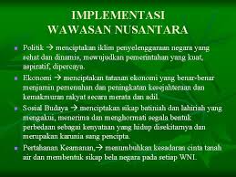 Dimensi baharu yang diperkenalakan dalam dwn adalah seperti berikut : Wawasan Nusantara Latar Belakang Konsep Implementasi Dan Tantangan