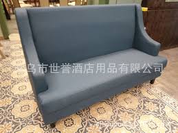 Identify sofa manufacturing companies based on their former customers and proven specialization. Supply Quzhou Jinhua Themed Restaurant Real Wood Frame Sofa Hot Pot Restaurant Round Table Semi Circular Sofa