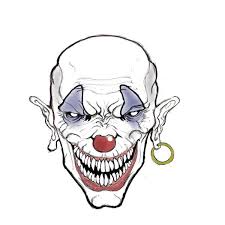 The best gifs are on giphy. Evil And Scary Clown Drawings Tutorial Scary Drawings Scary Clown Drawing Evil Clowns
