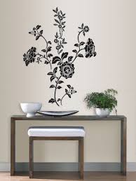 Maybe you would like to learn more about one of these? Brocade Black Floral Wall Art Sticker Kit