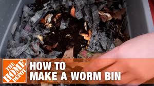 Ideally, your worm bin should be kept in a sheltered location, protected from extreme temperature swings. How To Make A Worm Bin The Home Depot