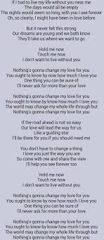 George Benson Nothing S Gonna Change My Love Life Without You Yours Lyrics My Love