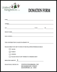 Pledge Form Template Fundraising Form Template Pledge Sheet