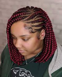 African American Black Bob The Builder 30 Awesome Bob Box Braids Styles In 2020 Bob Braids Hairstyles Bob Box Braids Styles Natural Hair Braids