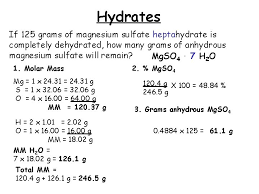 Percent Composition Empirical Formulas Molecular Formulas Percent Composition