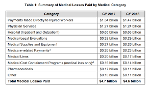 Wcirb 2018 Work Comp Losses And Expense Report Workers