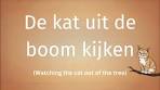 Learn Dutch: 'De Kat uit de Boom Kijken' (Expression ... - YouTube