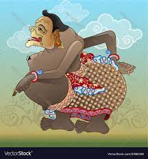 Vector Illustration Modification Of Wayang Kulit Purwa Character Of Semar Download A Free Preview Or High Quality Shadow Puppets Vector Illustration Vector
