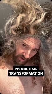 INSANE Hair Transformation!🤩 Thoughts??? , #hairtransformation #longhair  #hair #guyswithlonghair #curlyhair