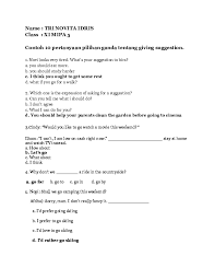 Choose from a wide range of properties which booking.com offers. Contoh Soal Pilihan Ganda Tentang Suggestion And Offer