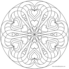 Image Result For Mandala Heart Mandala Coloring Coloring Pages Mandala Coloring Pages