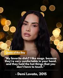 When Demi Lovato was asked about her favorite dish (a.k.a. a meal), she had  a very unique answer...