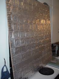 Press Aluminum Cans Into Ceiling And Wall Tiles Metallic Wall Tiles Ceiling Tiles Art Wall Tiles