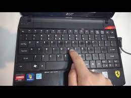 Why Is The Keyboard Typing Numbers Instead Of Letters Numeric Keys Numlock Acer Ferrari One N214 Youtube