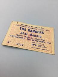 Rangers vs real madrid soccer highlights and goals. Lot 44 A 1963 Rangers F C Vs Real Madrid Enclosure