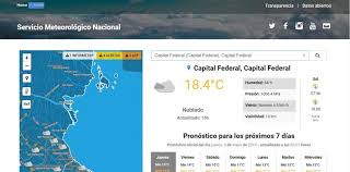 Portal oficial del servicio meteorológico nacional. Asi Es El Nuevo Pronostico Del Servicio Meteorologico Nacional