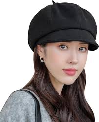 Surblue Lady Crystal Bow Warm Cabled Angora Knit Winter Beanie Crochet  Beret Hats Newsboy Caps : Amazon.ca: Clothing, Shoes & Accessories