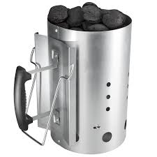 Bruzzzler Chimney Starter With Safety Handle Charcoal Lighter Burning Column 11 81 X 7 48 In 30 X 19 Cm You Can Fire Starters Grilling Tools Bbq Chimney