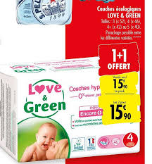 Elles sont composées à 55,8 % de matières. Offre Couches Ecologiques Love Green 1 1 Offert Chez Carrefour