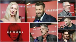 Red sparrow movie reviews & metacritic score: Red Sparrow European Premiere Interviews Joel Edgerton Jeremy Irons Sergei Polunin More Heyuguys