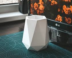 Download Papercraft Paper Vase Svg Planter Low Poly Template 3d Flowerpot Diy Craft Pepakura Pdf 3d Pattern Origami Sculpture Model Decor Flower In 2021 Paper Vase Diy Vase Cement Crafts